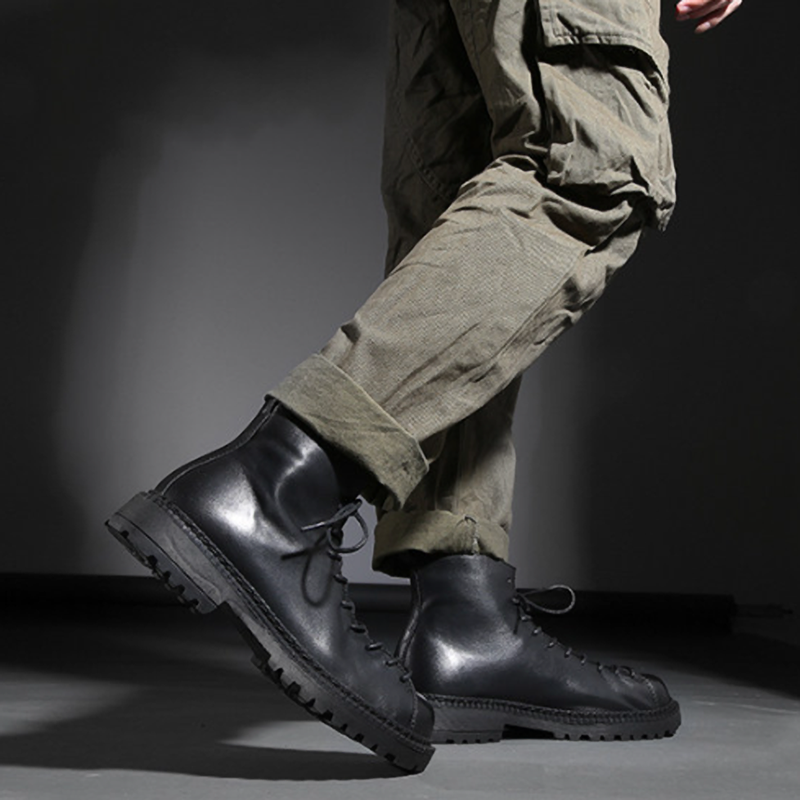 Garage Leather Boot V1036
