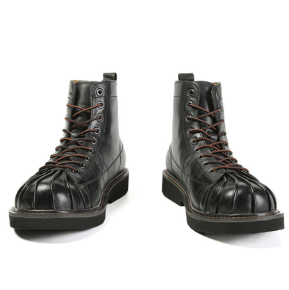 Classic Leather High-Top Boots V1032