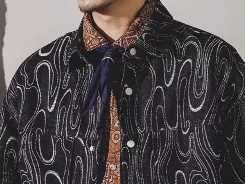 Marble Ink Jacket Shirt V0075