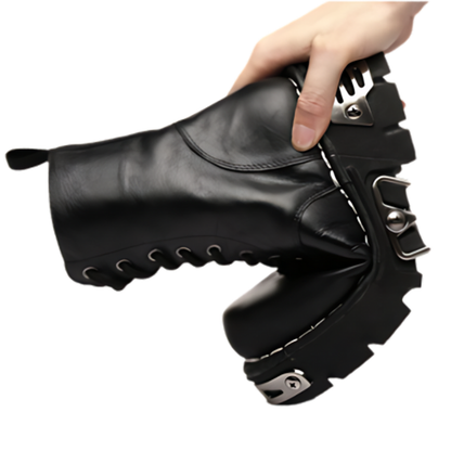 Boho Biker Ankle Boots V0830