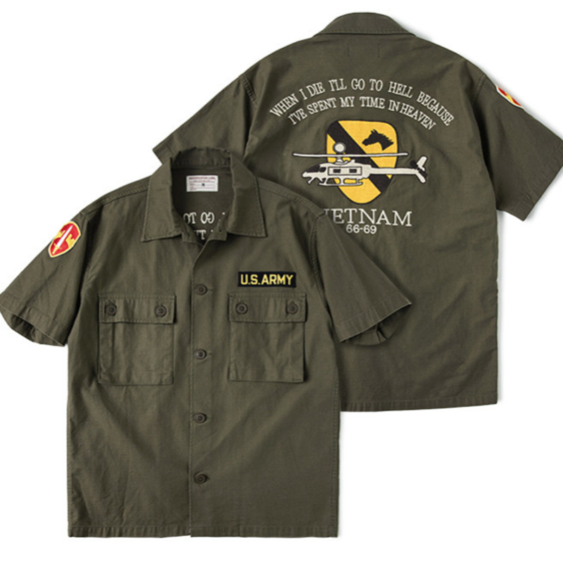 Vintage ARVN Airborne Shirt V0986