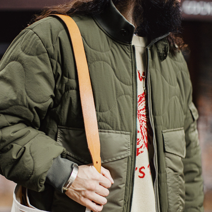 Cotton-Padded Army Jacket V1055
