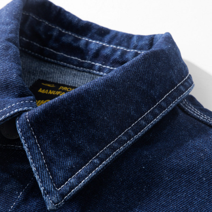 Hickory Striped Denim Jacket V1046