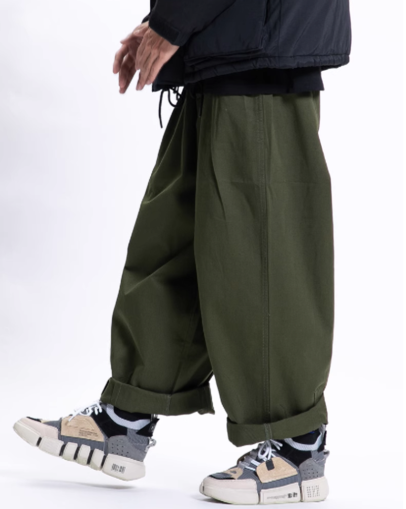 Casual wide leg pants V0107