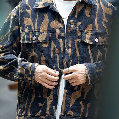 Casual Oversized Denim Jacket V0879