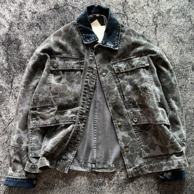 Vintage Camouflage Work Jacket V0923
