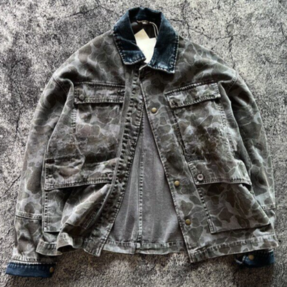 Vintage Camouflage Work Jacket V0923