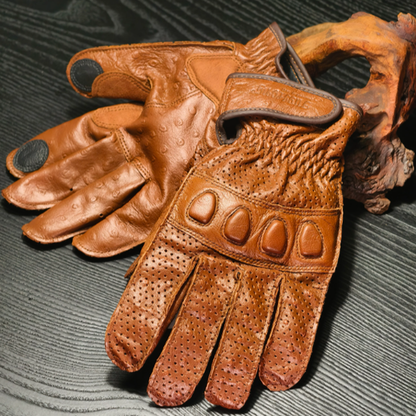 Genuine Goatskin Motorcycle Gloves V1027