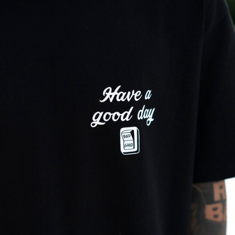 Slogan Cotton Casual T-Shirt V0954