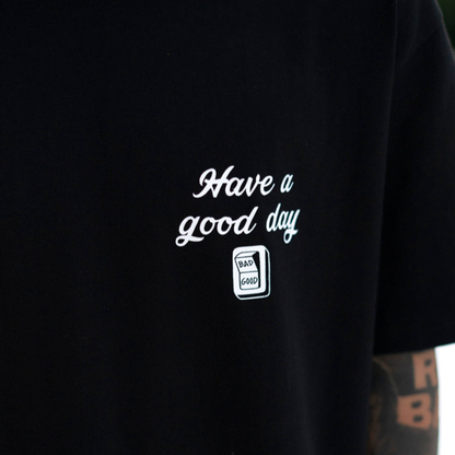 Slogan Cotton Casual T-Shirt V0954