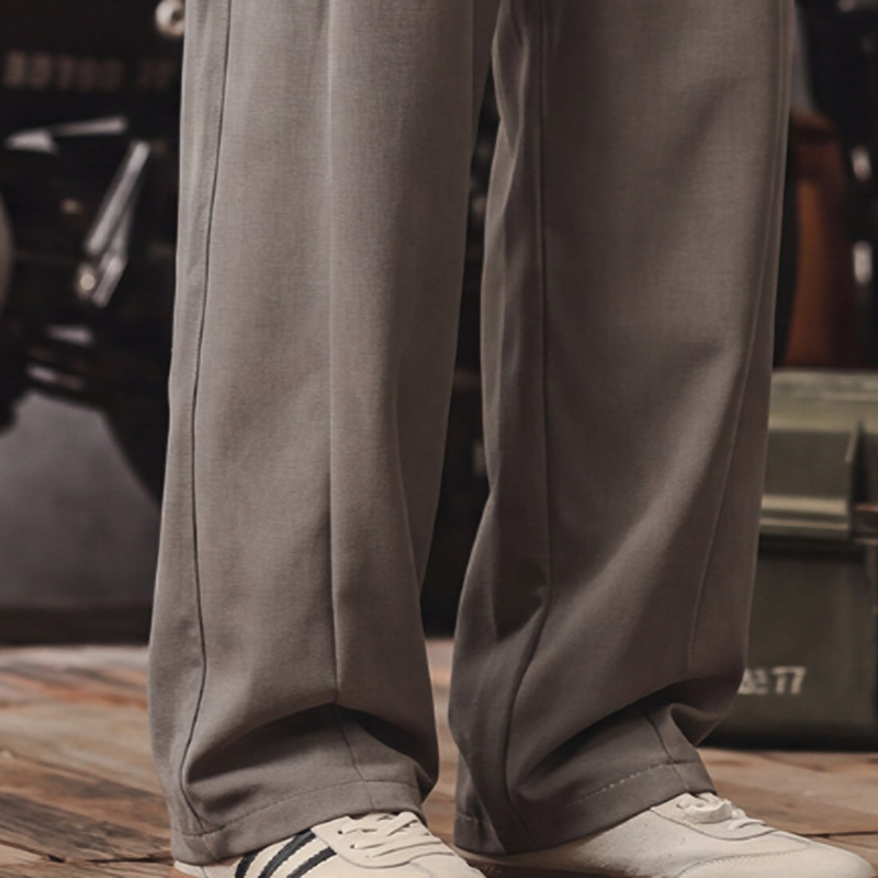 Retro wide-leg pants V0967