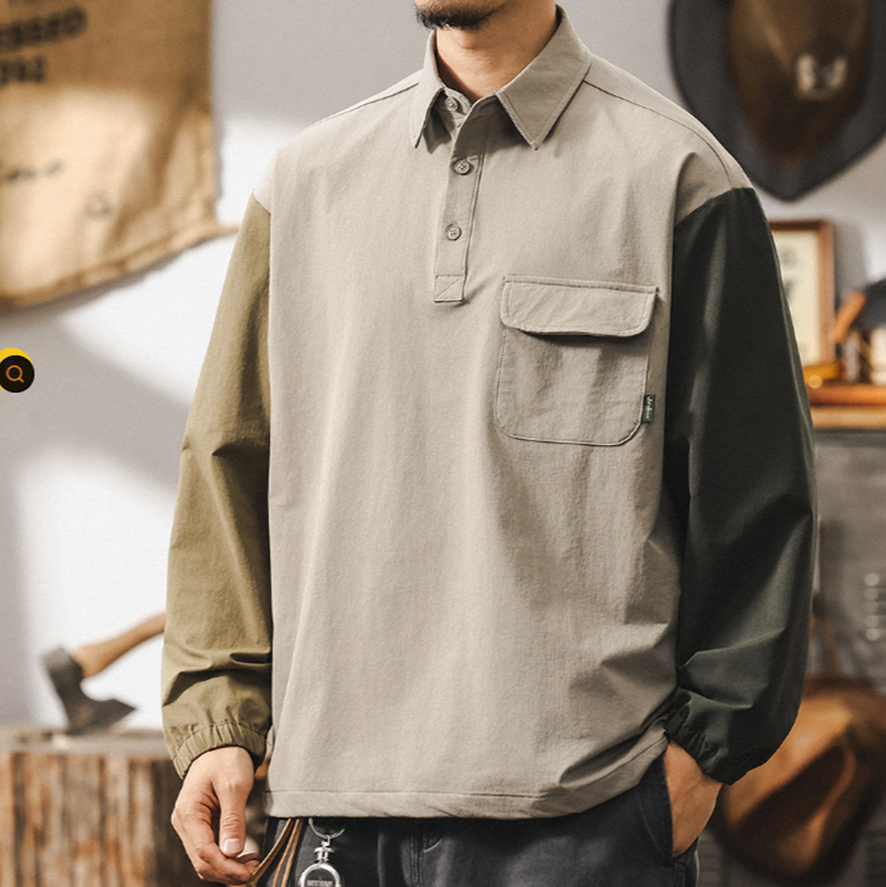 Retro Bikerr Polo Shirt V0889