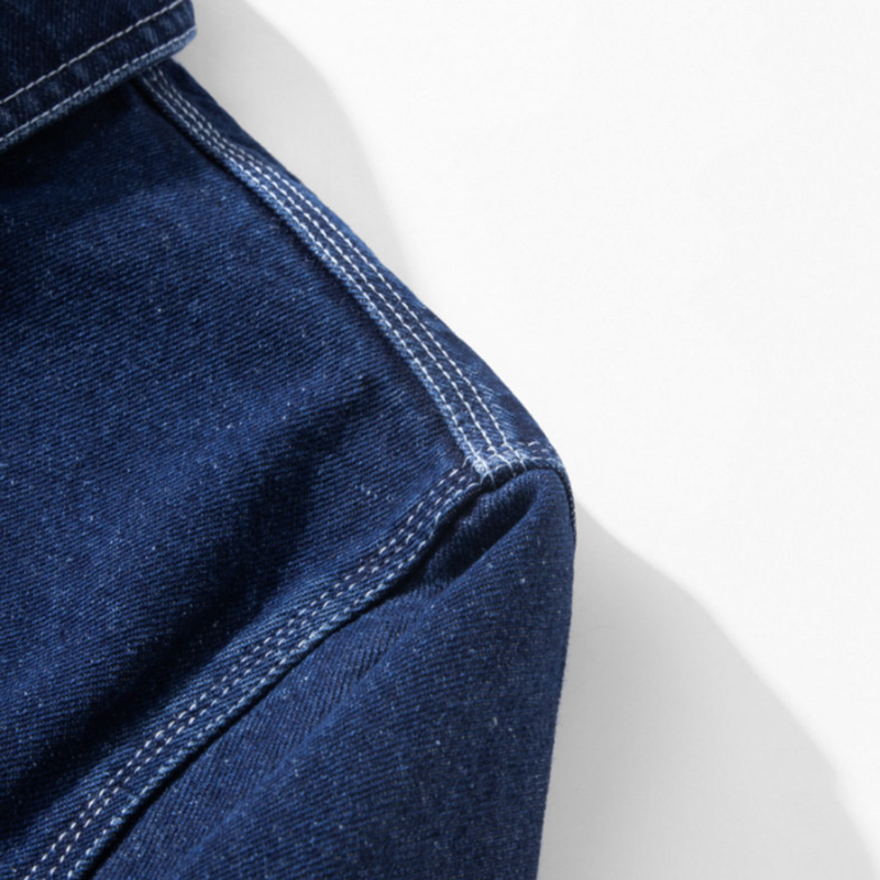 Hickory Striped Denim Jacket V1046
