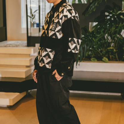 Retro Diamond Coach Jacket V0846