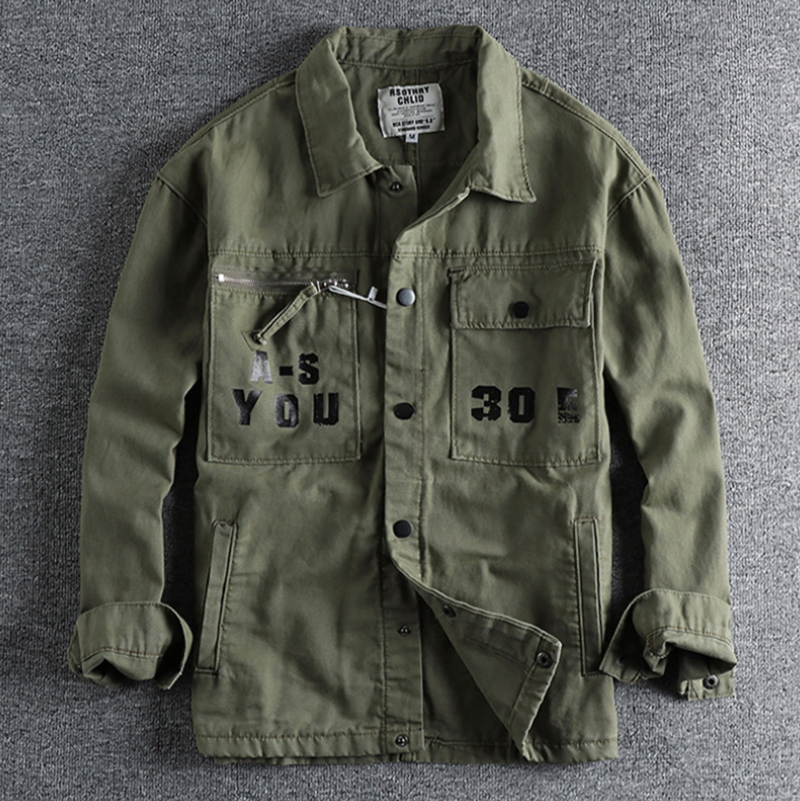 Loose Pocketed Long Sleeve Shirt V0893