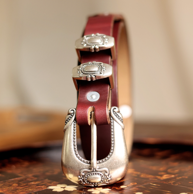 Handcrafted Western Leather Belts V1016