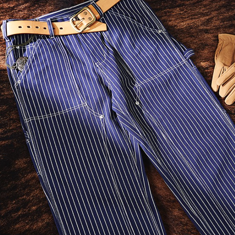 Hickory Stripe Painter Pants V1045