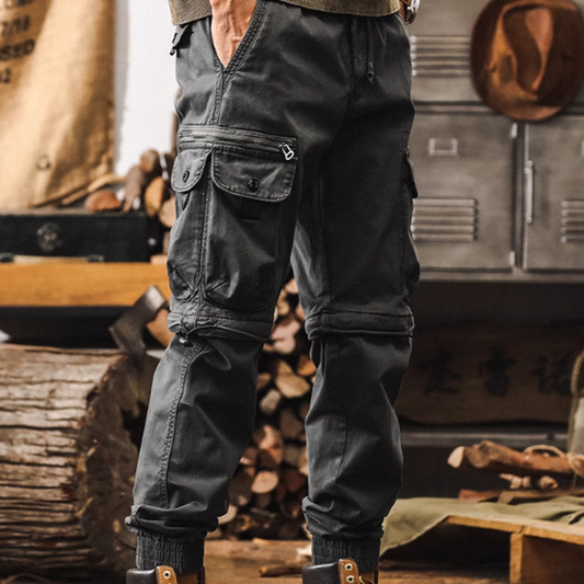 Retro Tactical Drawstring Pants V0710