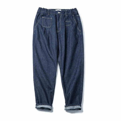 Vintage tuck stitch denim V0263