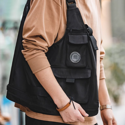 Multifunctional vest shoulder bag V0276