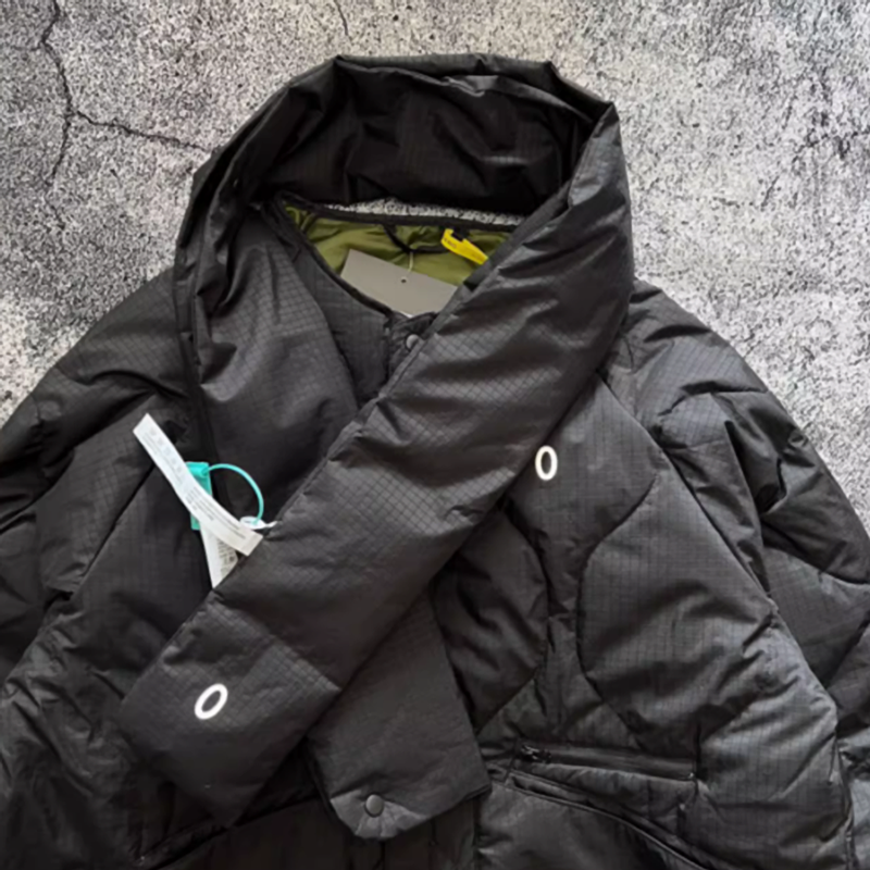 Quilted water-repellent down jacket V0400