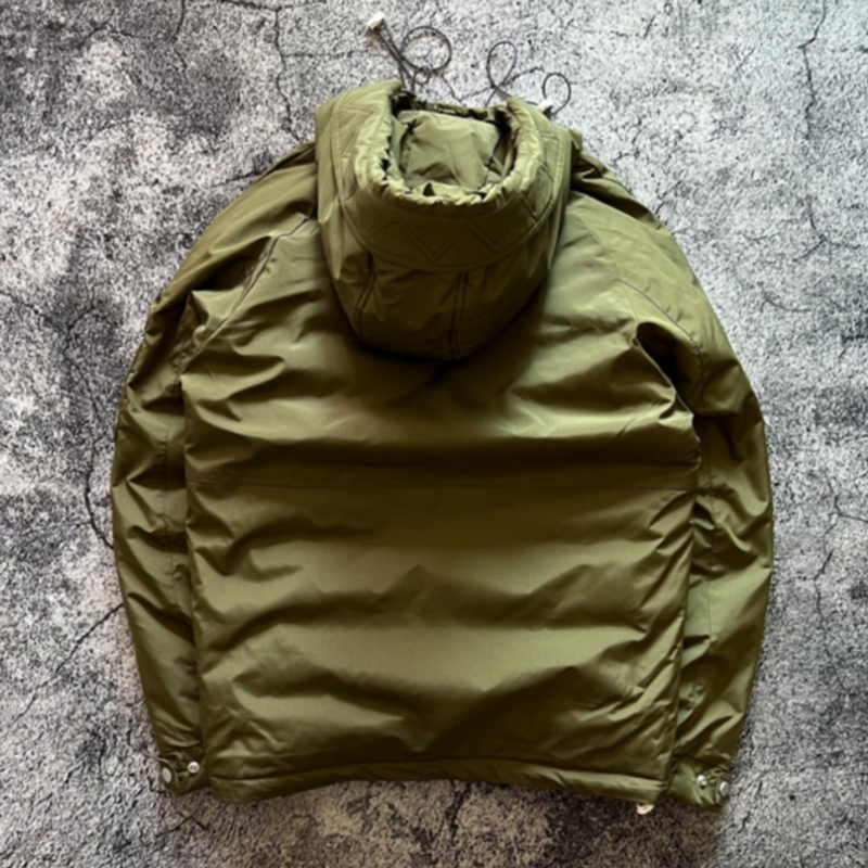 Retro Hooded Down Jacket V0861