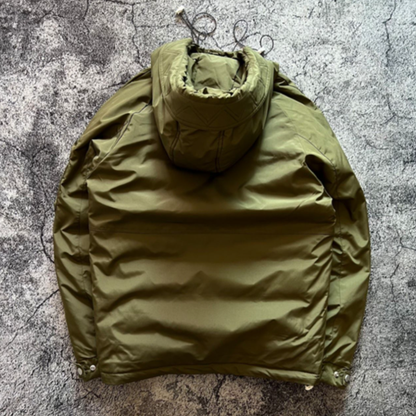 Retro Hooded Down Jacket V0861