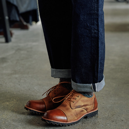 Retro British Leather Shoes V0907