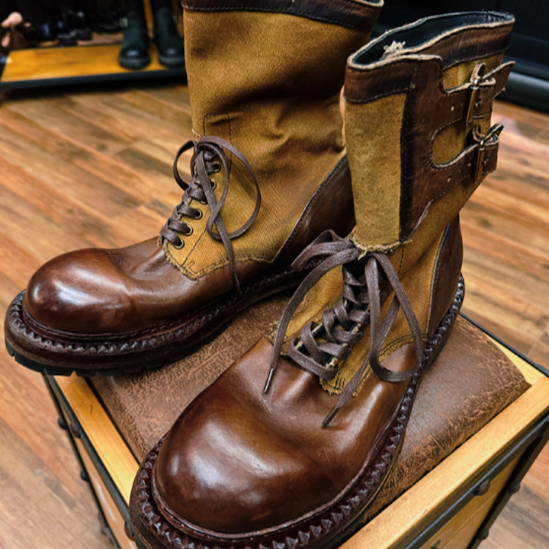 Retro Hiking Martin Boots V0869