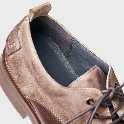 Retro Handmade Leather Shoes V0875