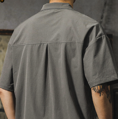 Standcollar RetroShirt V0965