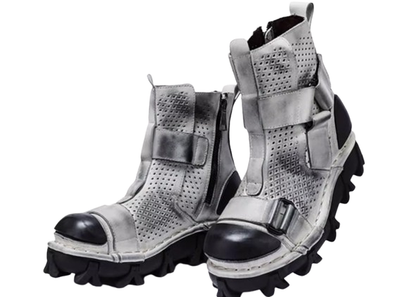 Thick-soled strap bike boots V0238