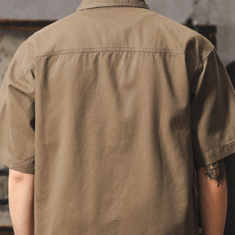 Vintage Cotton Work Shirt V0971
