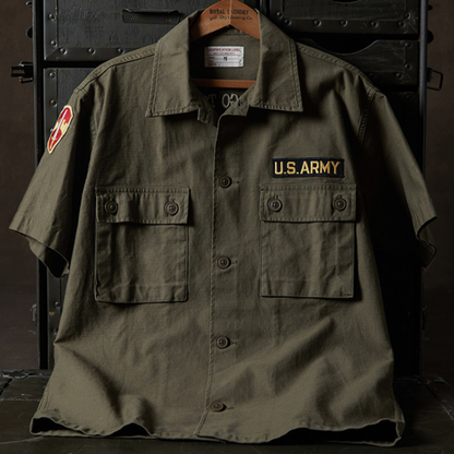 Vintage ARVN Airborne Shirt V0986
