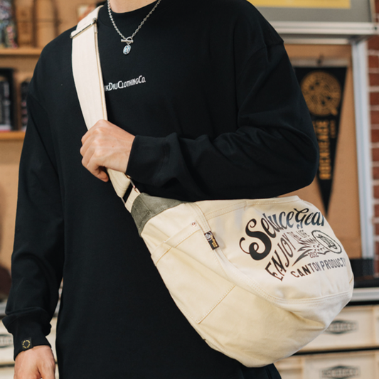 Vintage Newspaper Boy Bag V0953