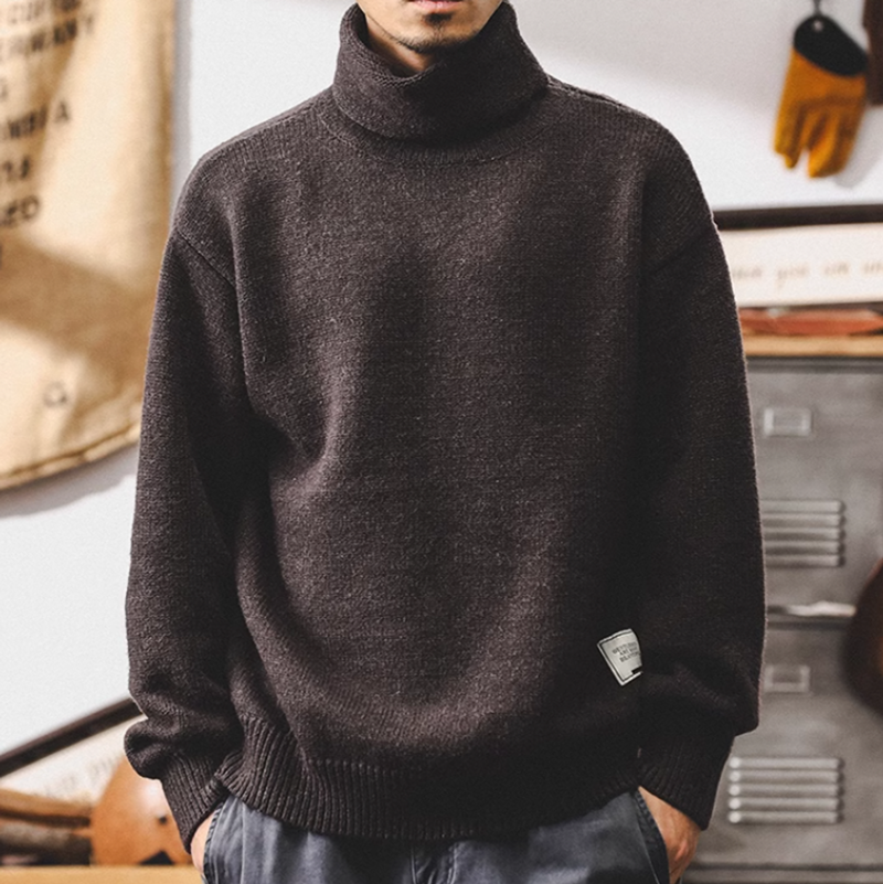 Heavyweight turtleneck knit V0310