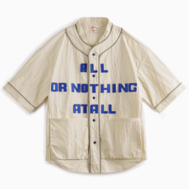 American retro baseball shirt V0451