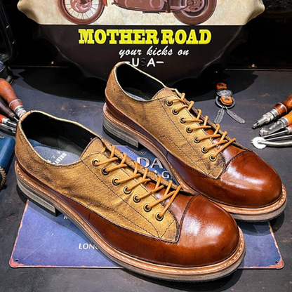 Vintage Leather Work Shoes V0906
