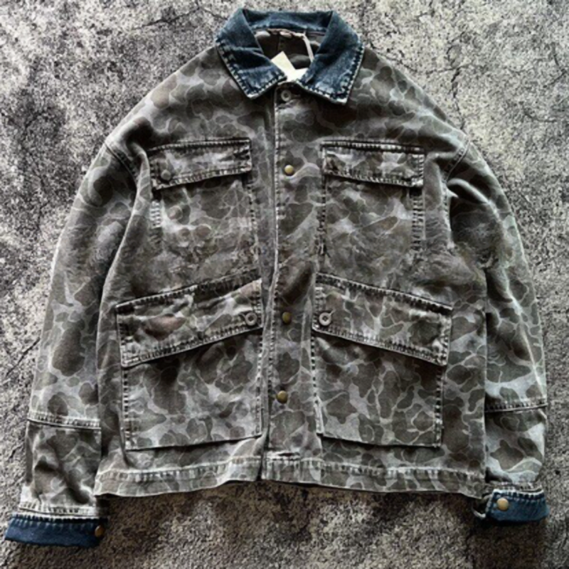 Vintage Camouflage Work Jacket V0923