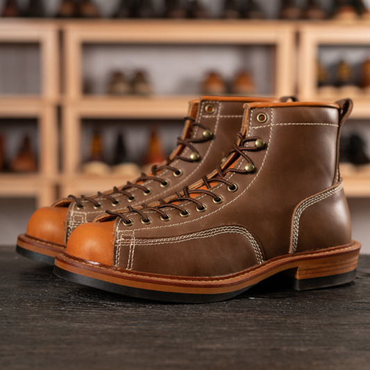 Retro High Top Work Boots V0778