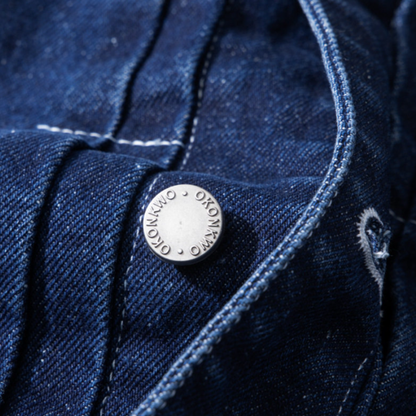 Hickory Striped Denim Jacket V1046