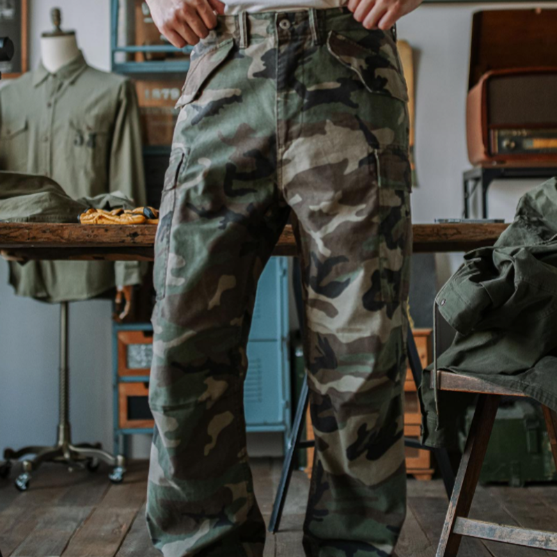 Vintage Military Cargo Pants V0850