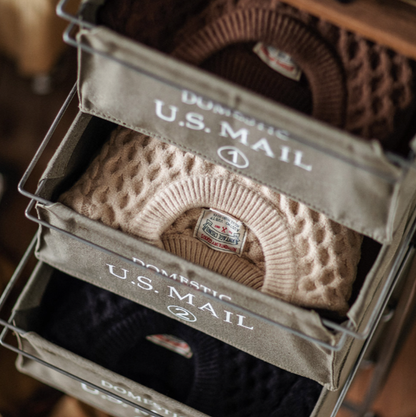 Heavyweight Knit Pullover Sweater V0853