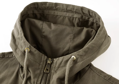 Vintage hooded flight jacket V0159