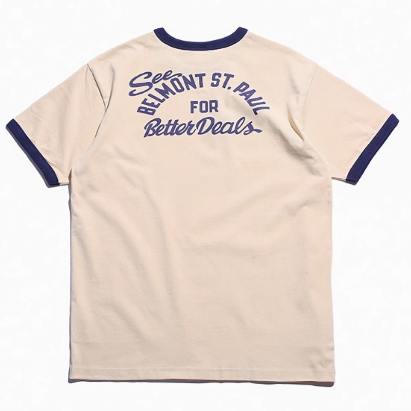 American Vintage  Biker Tee V0675