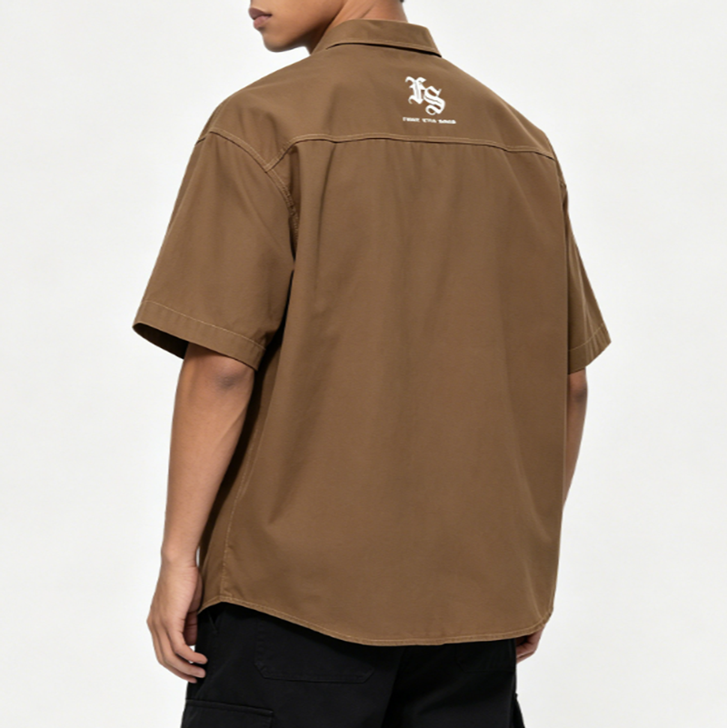 Chicano Popping Work Shirt V0774