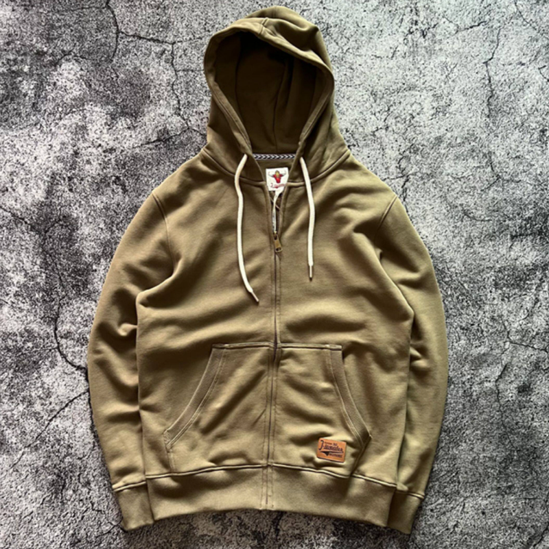 Lightweight Fleece Zip Hoodie V0921