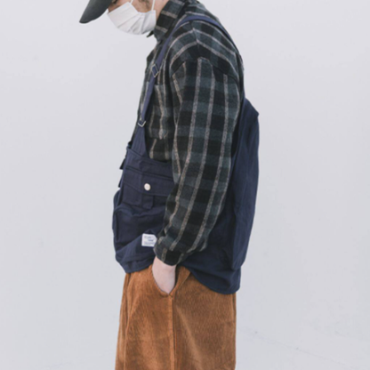 Retro Multi-Pocket Vest V0957