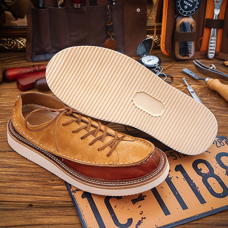 Casual Leather Low-cut Shoes V1033