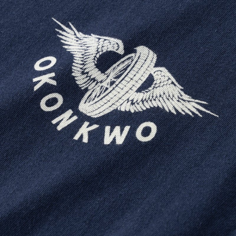 Retro Biker Crew-Neck T-Shirt V0994